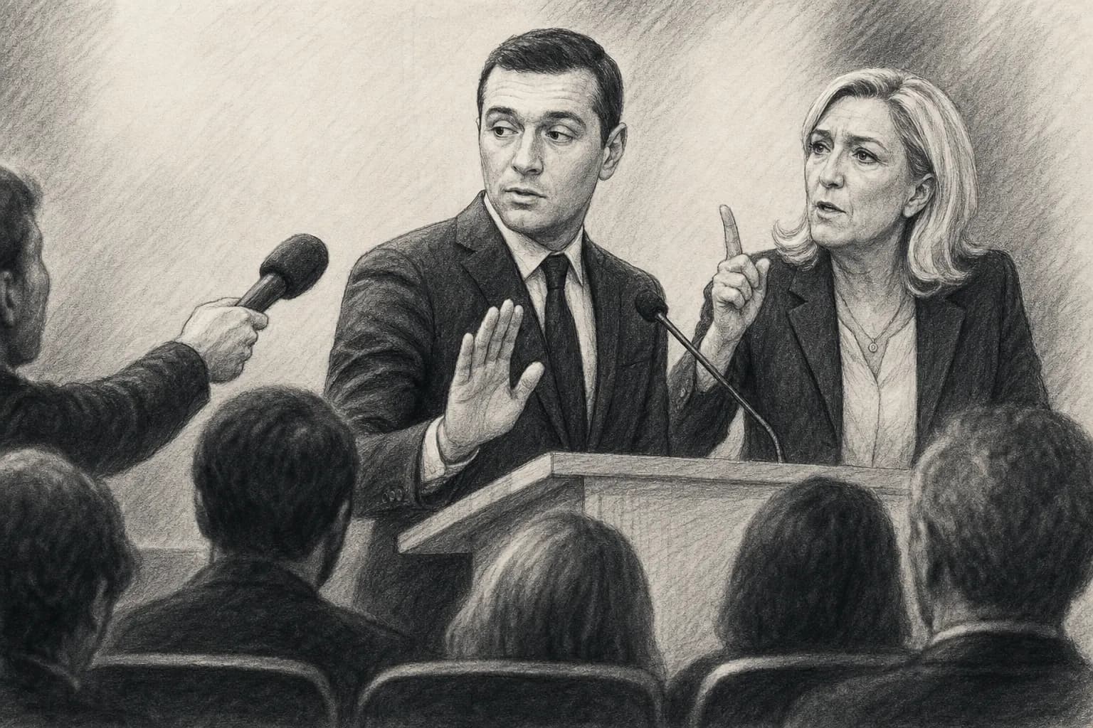 « Qu'est-ce qui est faux ? » : Bardella interpellé par Mediapart, Le Pen intervient